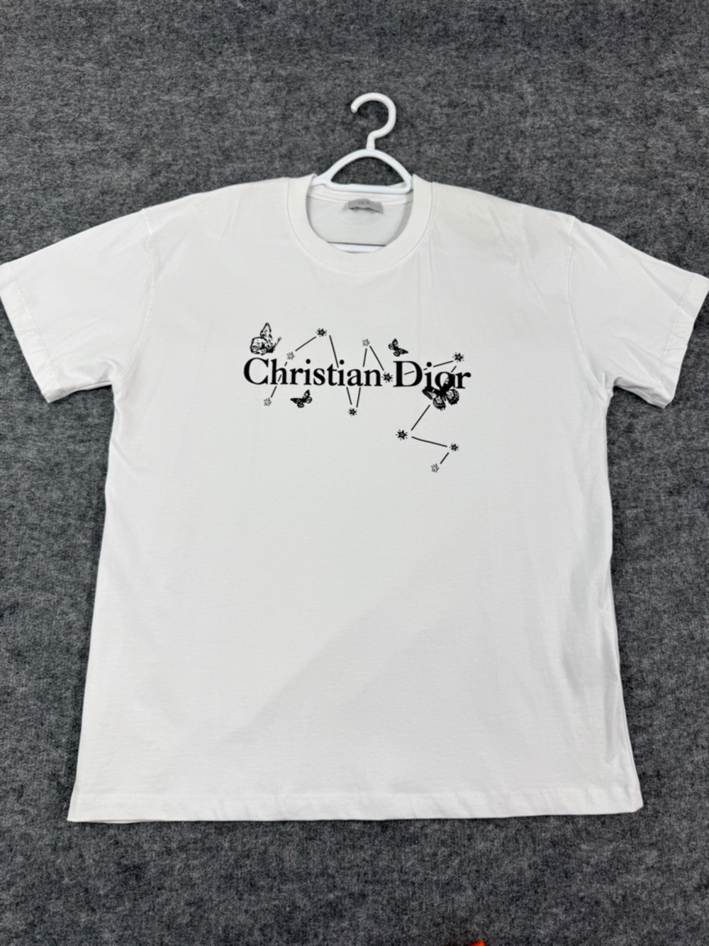 Dior Shirt Mens Extra Large XL White Tee T Shirt Short Sleeve n75